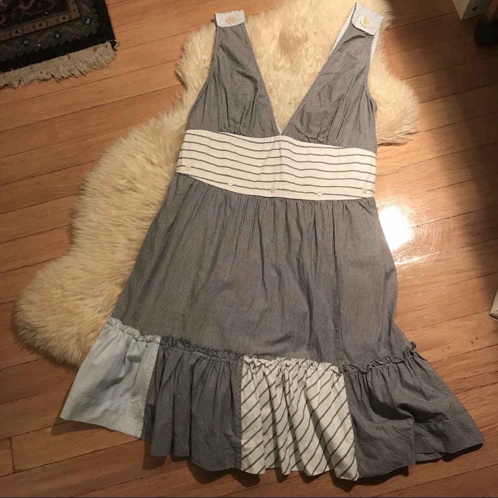 Free people boho pin stripe dress